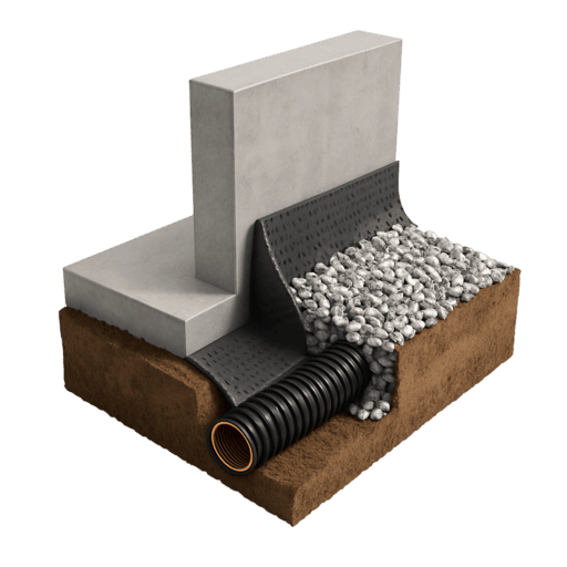 Дренаж фундамента в СПб